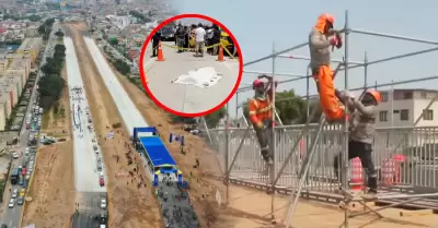 Se inici� la construcci�n de puentes provisionales tras el atropello en la v�a.