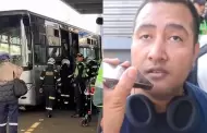 Pasajero herido tras choque de bus del Metropolitano contra puente en la Estaci�n M�xico: "Salimos volando"
