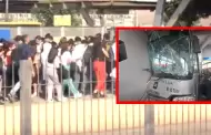 Accidente en el Metropolitano: Estaci�n Naranjal colapsa tras violento impacto de bus con puente M�xico