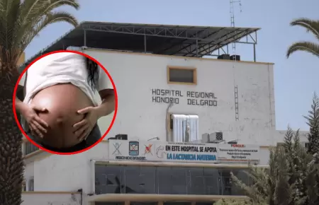 Reclusa embarazada burla la seguridad y fuga del hospital Honorio Delgado