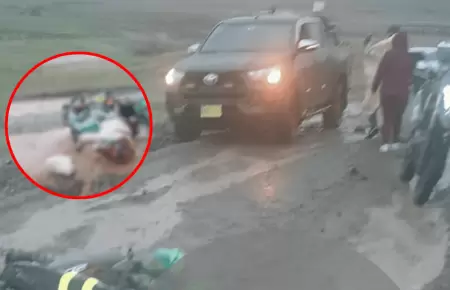 Rayo mata a familia completa mientras viajaba en motocicleta en Espinar