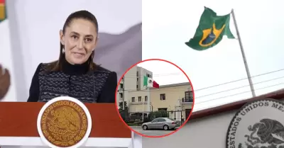 Claudia Sheinbaum agradeci� a Brasil por resguardar embajada de M�xico en Per�.