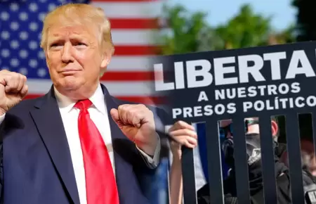 Trump se pronunci� con respecto a la liberaci�n de presos pol�ticos en Venezuela
