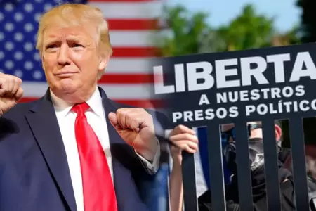 Trump se pronunci� con respecto a la liberaci�n de presos pol�ticos en Venezuela
