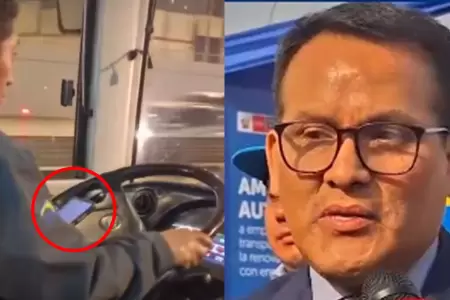 ATU suspendi� a chofer del Metropolitano que manejaba con celular.