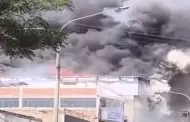 Trujillo: Incendio de grandes proporciones consume almac�n de repuestos