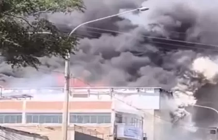 Incendio en Trujillo