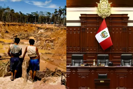 Congreso plantea p�rdida de esca�o a sentenciados por miner�a ilegal.