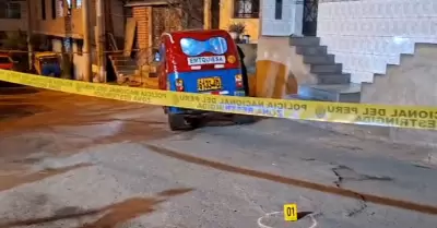 Mototaxistas fueron atacados a balazos por extorsionadores en SJL.