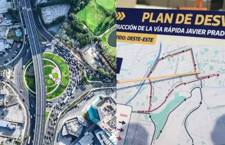 Inicia plan de desv�os para nueva obra v�a r�pida Golf-Los Frutales en La Molina