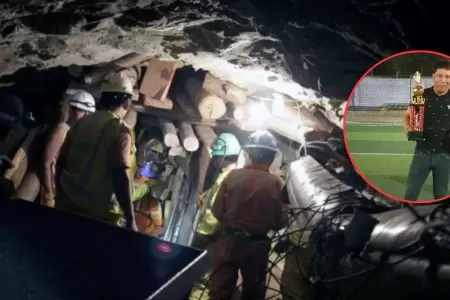 Minero artesanal queda atrapado en Ayacucho.