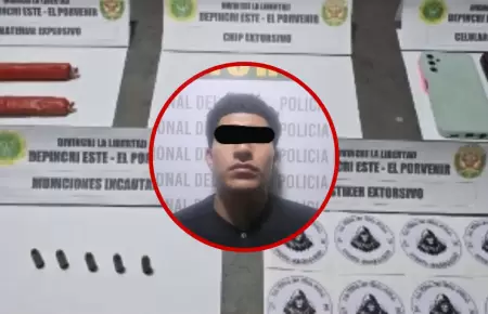 Dos adolescentes capturados en Trujillo