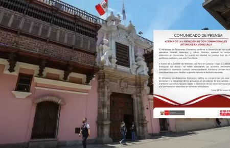 Dos peruanos liberados de Venezuela