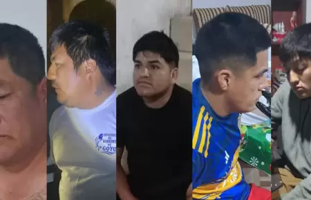 Ocho detenidos tras megaoperativo en Huacho