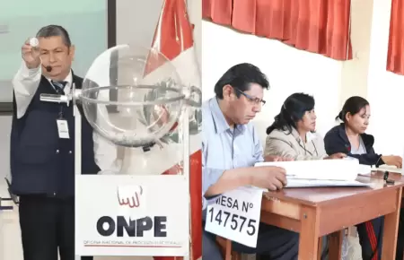 ONPE realizar� HOY el sorteo oficial de miembros de mesa para Elecciones 2026