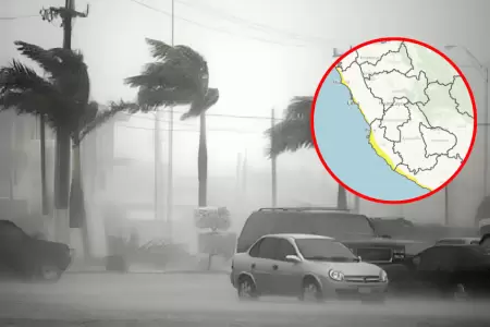 26 provincias de la Costa en alerta por vientos moderados