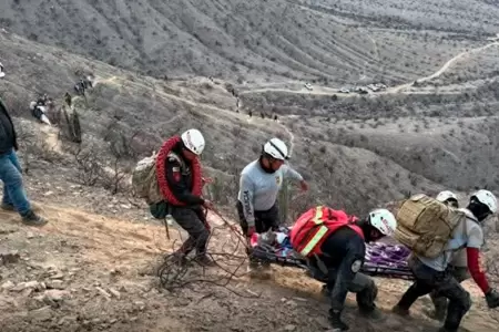Rescate exitoso en la regi�n Ica.