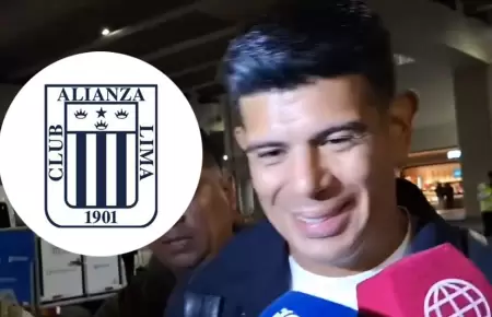 Esteban Pavez lleg� a la capital para unirse a las filas de Alianza Lima.