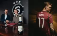 Oliver Sonne jugará el resto de la temporada en el Sparta Praga: Será compañero de Joao Grimaldo