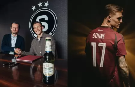 Oliver Sonne es nuevo jugador del Sparta Praga.