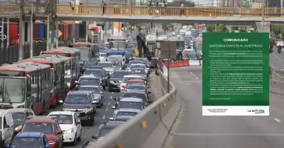 Municipalidad de La Molina solicita suspensi�n de obra en av. Javier Prado