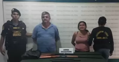 Dos detenidos por tenencia de armas artesanales en Iquitos
