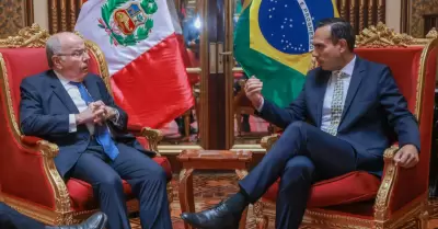 Presidente Jos� Jer� se reuni� con canciller de Brasil
