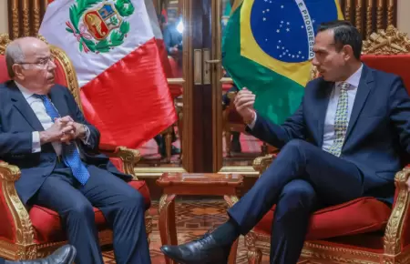 Presidente Jos� Jer� se reuni� con canciller de Brasil