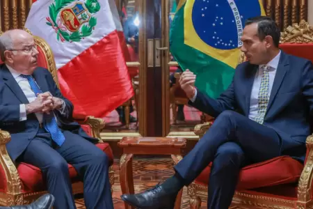 Presidente Jos� Jer� se reuni� con canciller de Brasil