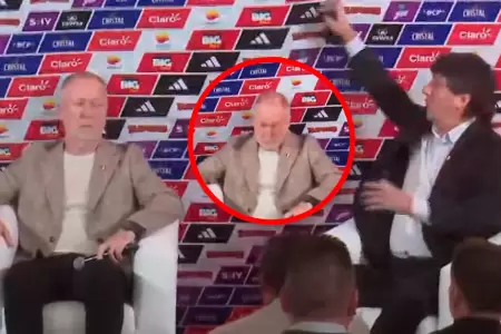 Incidente en vivo interrumpi� la presentaci�n oficial del nuevo DT.