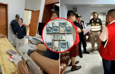 PNP captura a ciudadano chino con 100 mil soles en Iquitos