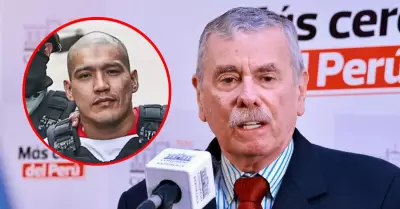 Fernando Rospigliosi felicit� a la PNP tras extradici�n de 'El Monstruo'.