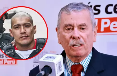 Fernando Rospigliosi felicit� a la PNP tras extradici�n de 'El Monstruo'.