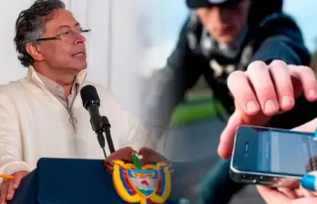 Gustavo Petro sobre j�venes que roban celulares en Colombia.