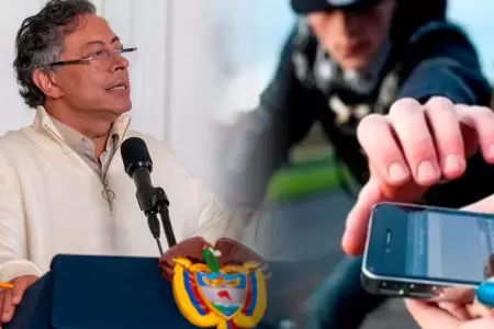 Gustavo Petro sobre j�venes que roban celulares en Colombia.