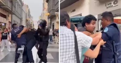 Fiscalizadores de Municipalidad de Lima acusados de agresi�n