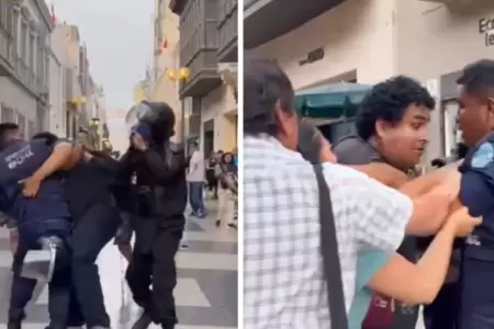 Fiscalizadores de Municipalidad de Lima acusados de agresi�n