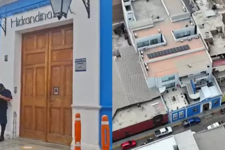 Un muerto ha dejado una discusi�n dentro de la sede de Hidrandina en Trujillo.