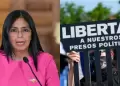 Delcy Rodr�guez anuncia ley de amnist�a general en beneficio de los presos pol�ticos en Venezuela
