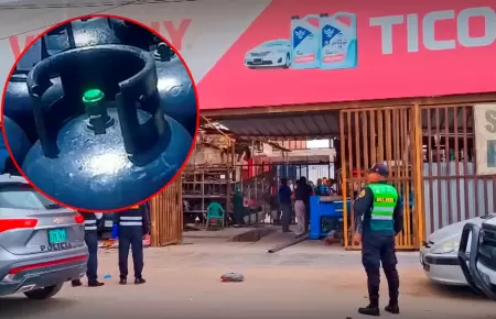 Un fallecido tras explosi�n de bal�n de gas en Chiclayo