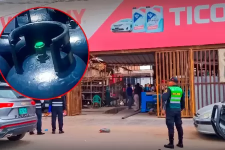Un fallecido tras explosi�n de bal�n de gas en Chiclayo