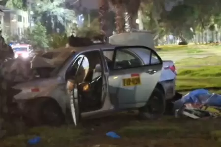 Un menor falleci� junto a cuatro personas en accidente de Los Olivos
