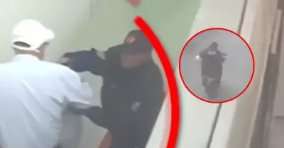 Delincuente armado le roba 10 mil d�lares a cambista en restaurante