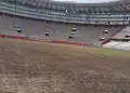 IPD se pronuncia tras imagen viral que revela p�simo estado del campo del Estadio Nacional
