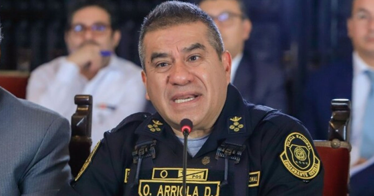 Óscar Arriola debería ser apartado como jefe de la PNP, según experto: "No está dando resultados"
