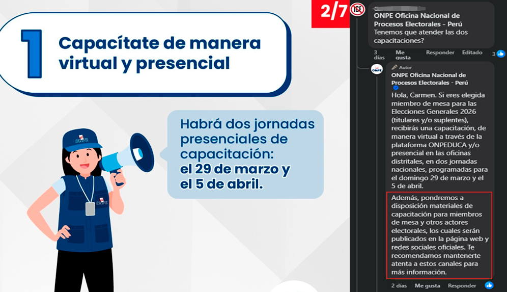 Capacitaci�n a miembros de mesa tambi�n ser� virtual.