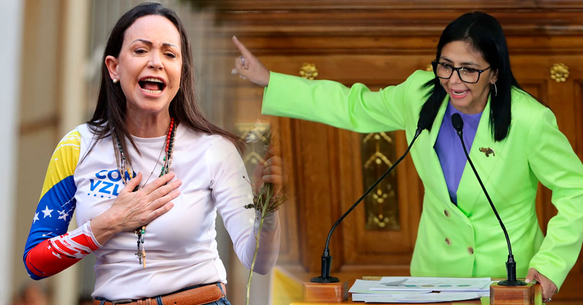 María Corina Machado dispuesta a reunirse con Delcy Rodríguez: Para pactar transición en Venezuela