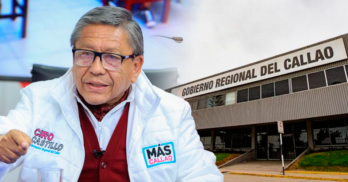 Consejo Regional del Callao exige restituir a Ciro Castillo como gobernador