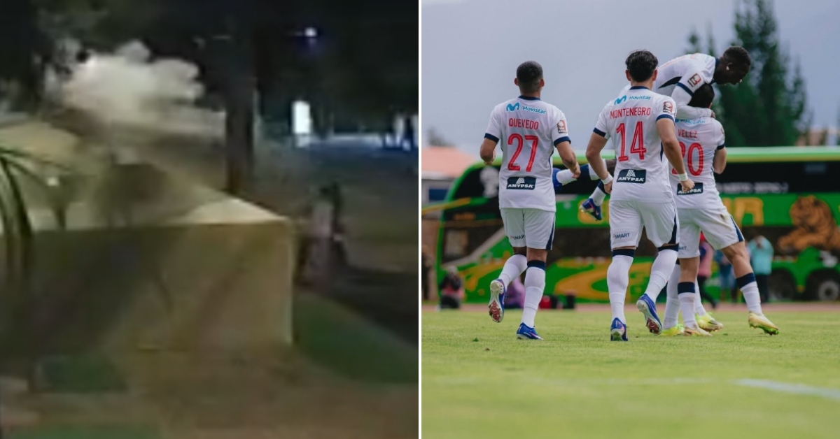 Alianza Lima sufre ataque de hinchas de 2 de Mayo afuera de su hotel de concentración