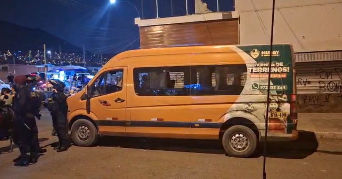 'El Mandarino' sufre nuevo atentado : Disparan contra unidad de empresa de transportes en Comas